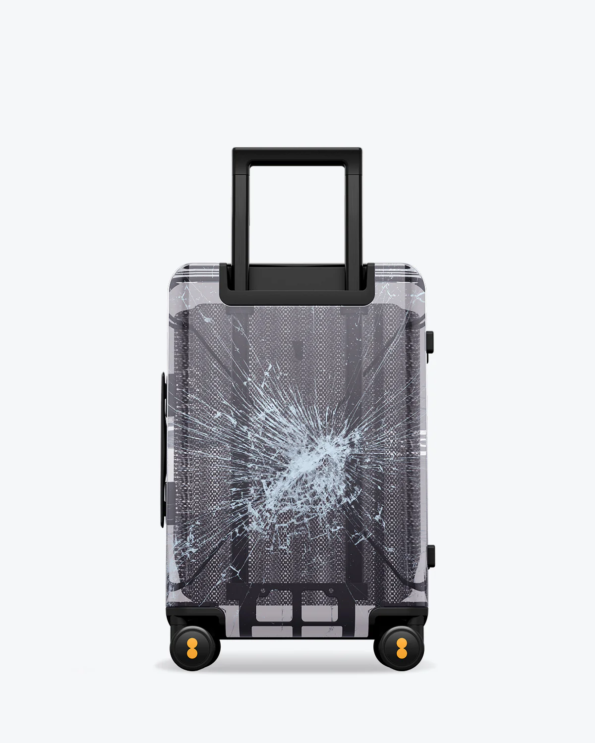 Eco Transparent Carry-On Luggage 20" Black (Only available in EU) - Image 5